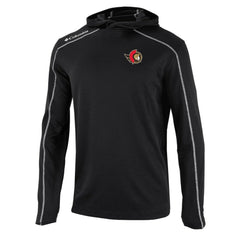 Ottawa Senators Columbia Shotgun Omni-Wick Pullover Hoodie - Black | NHL Lifestyle