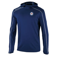 Winnipeg Jets Columbia Shotgun Omni-Wick Pullover Hoodie - Navy | NHL near me