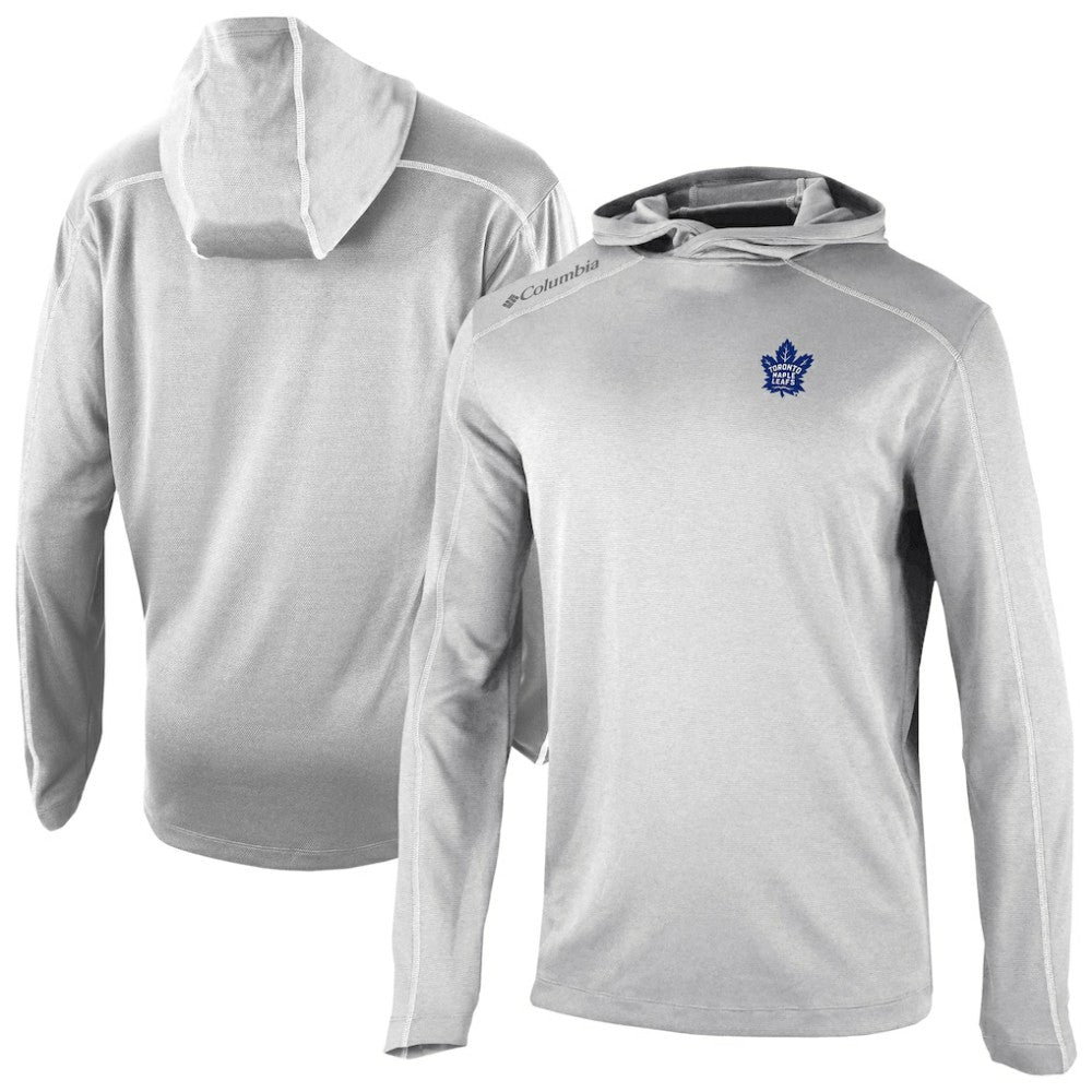 Toronto Maple Leafs Columbia Shotgun Omni-Wick Pullover Hoodie - Gray | NHL Lifestyle