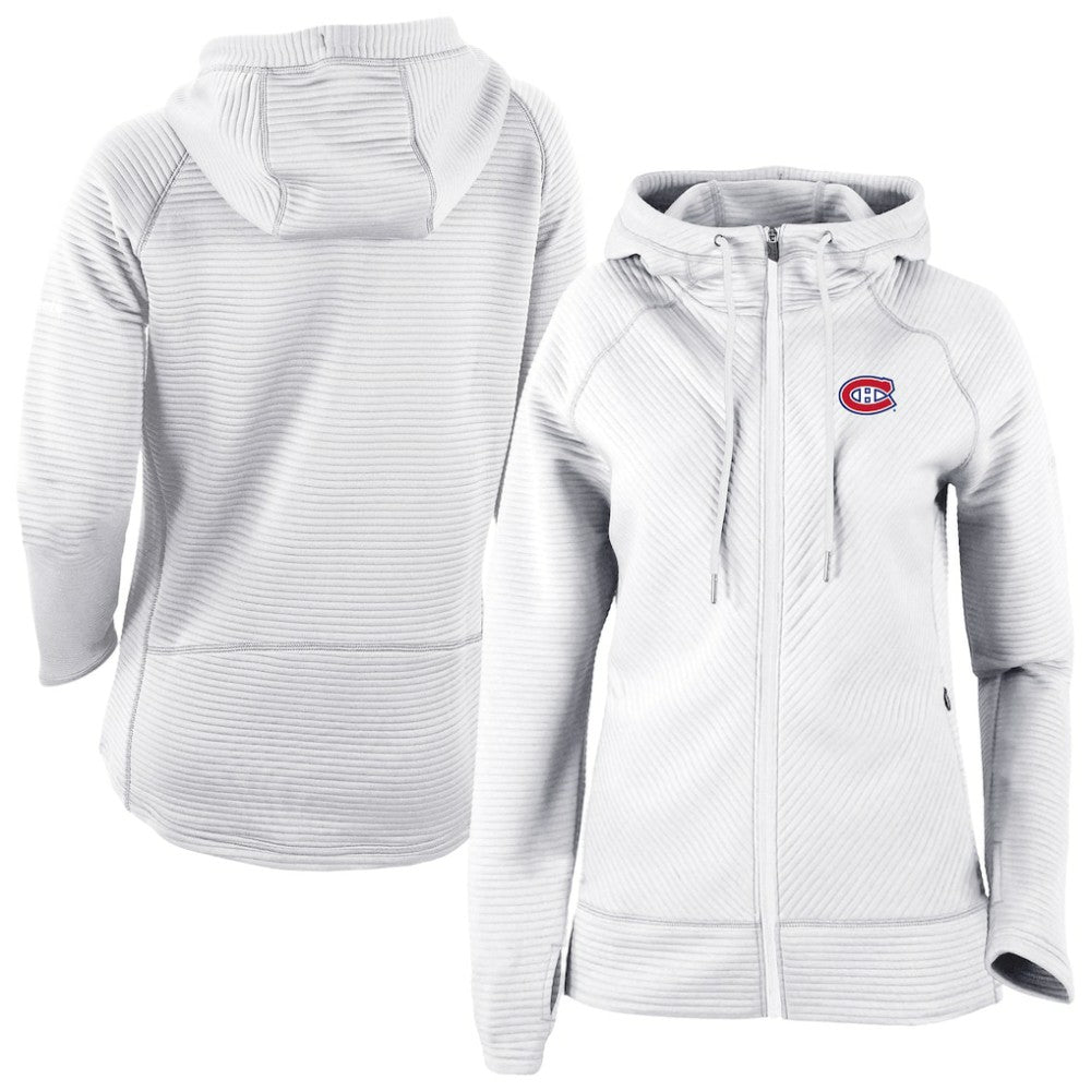 Montreal Canadiens Columbia Omni-Wick Pack It Up Full-Zip Jacket - White | NHL online