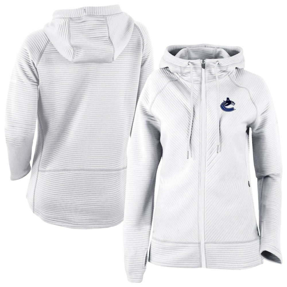 Vancouver Canucks Columbia Omni-Wick Pack It Up Full-Zip Jacket - White | NHL near me