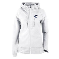 Vancouver Canucks Columbia Omni-Wick Pack It Up Full-Zip Jacket - White | NHL near me