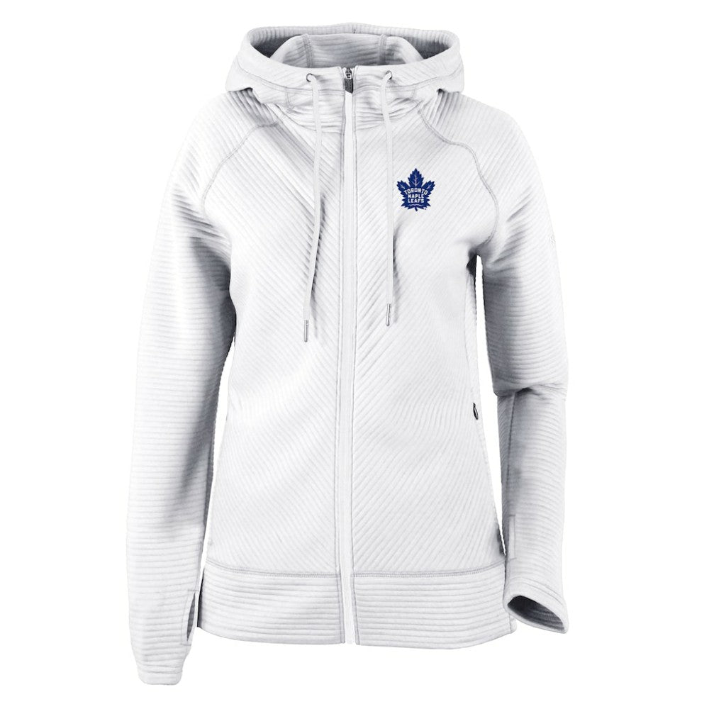Toronto Maple Leafs Columbia Omni-Wick Pack It Up Full-Zip Jacket - White | NHL Clearance