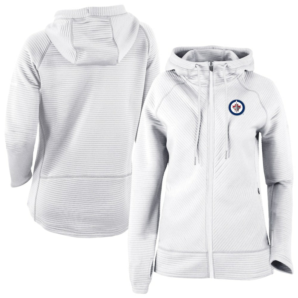Winnipeg Jets Columbia Omni-Wick Pack It Up Full-Zip Jacket - White | NHL near me