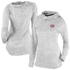 Montreal Canadiens Columbia Women's Omni-Wick Sunday Ball Pullover Hoodie - White | NHL Lifestyle