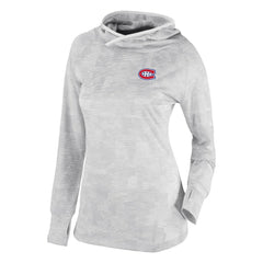 Montreal Canadiens Columbia Women's Omni-Wick Sunday Ball Pullover Hoodie - White | NHL Lifestyle