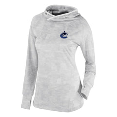 Vancouver Canucks Columbia Women's Omni-Wick Sunday Ball Pullover Hoodie - White | NHL Lifestyle