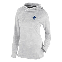 Toronto Maple Leafs Columbia Women's Omni-Wick Sunday Ball Pullover Hoodie - White | NHL Lifestyle
