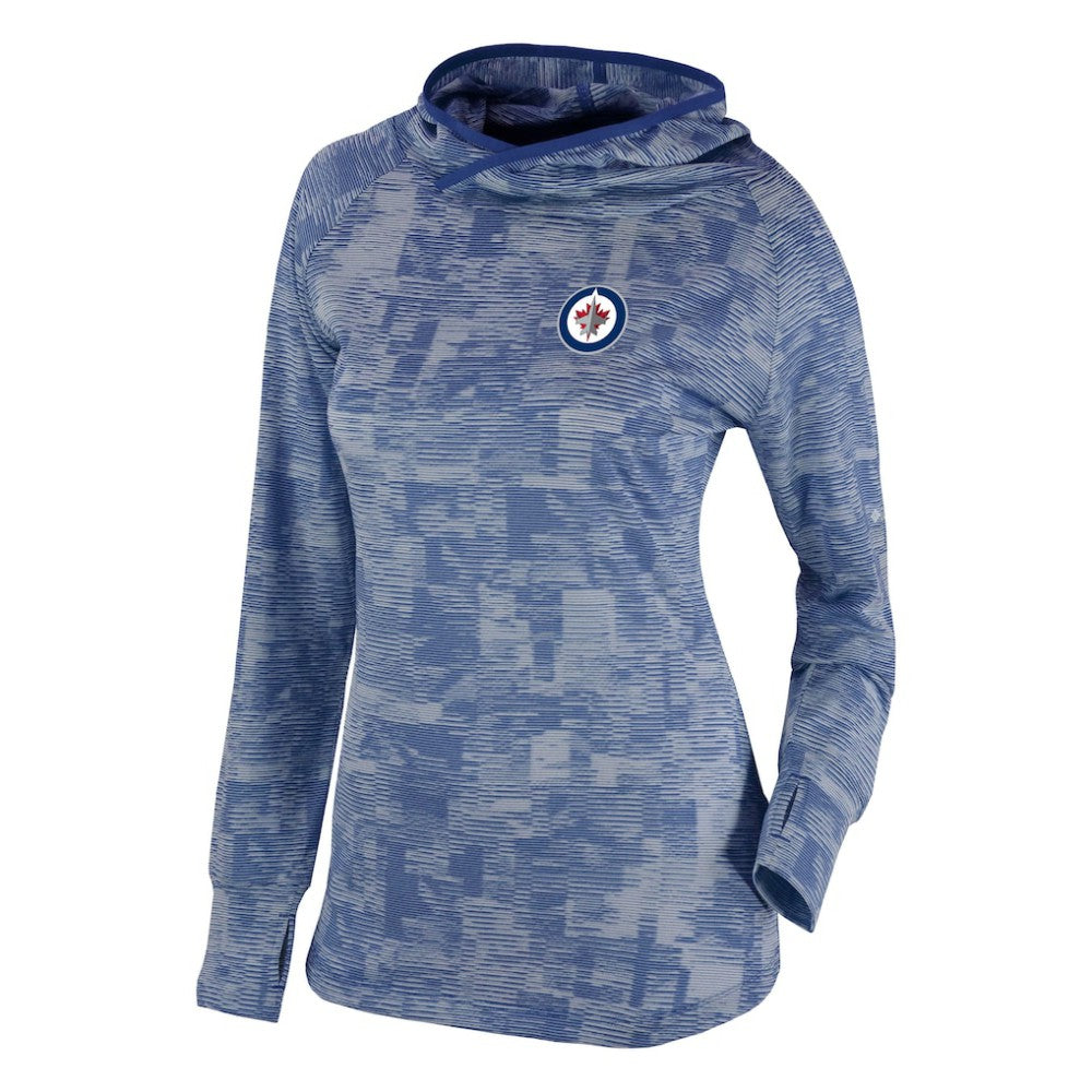 Winnipeg Jets Columbia Women's Omni-Wick Sunday Ball Pullover Hoodie - Navy | NHL online