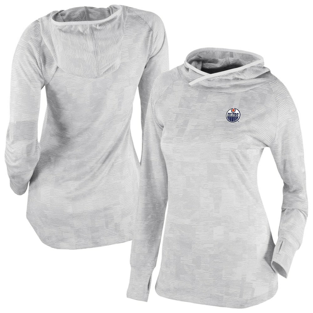 Edmonton Oilers Columbia Women's Omni-Wick Sunday Ball Pullover Hoodie - White | NHL on sale