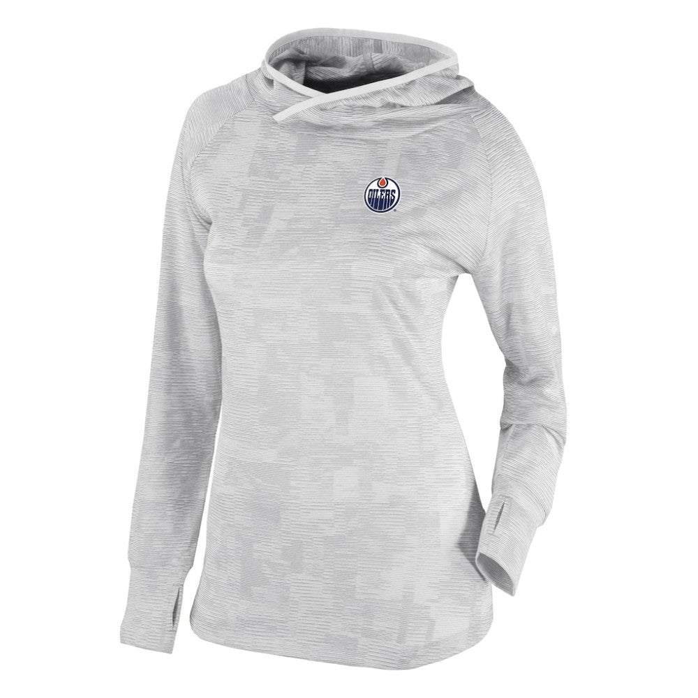 Edmonton Oilers Columbia Women's Omni-Wick Sunday Ball Pullover Hoodie - White | NHL on sale