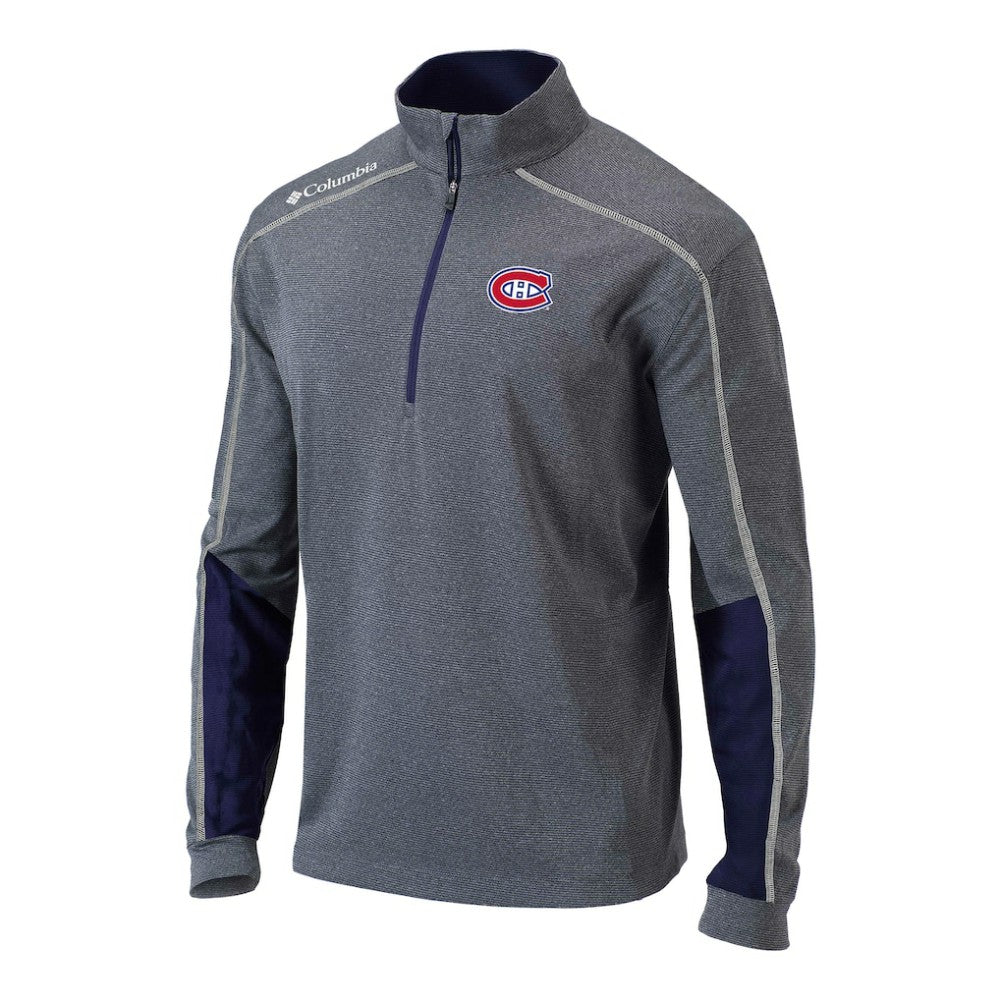 Montreal Canadiens Columbia Omni-Wick Shotgun 2.0 Quarter-Zip Pullover Top - Navy | NHL sale