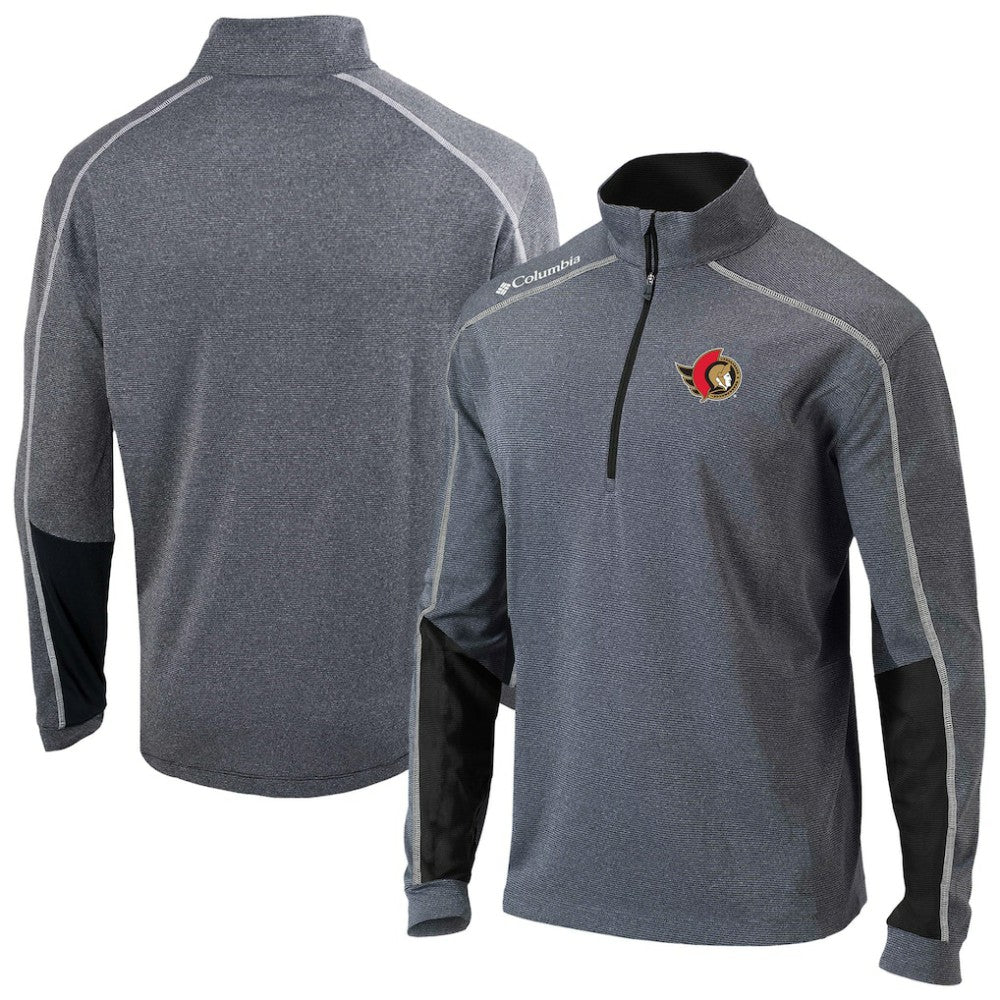 Ottawa Senators Columbia Omni-Wick Shotgun 2.0 Quarter-Zip Pullover Top - Black | NHL sale