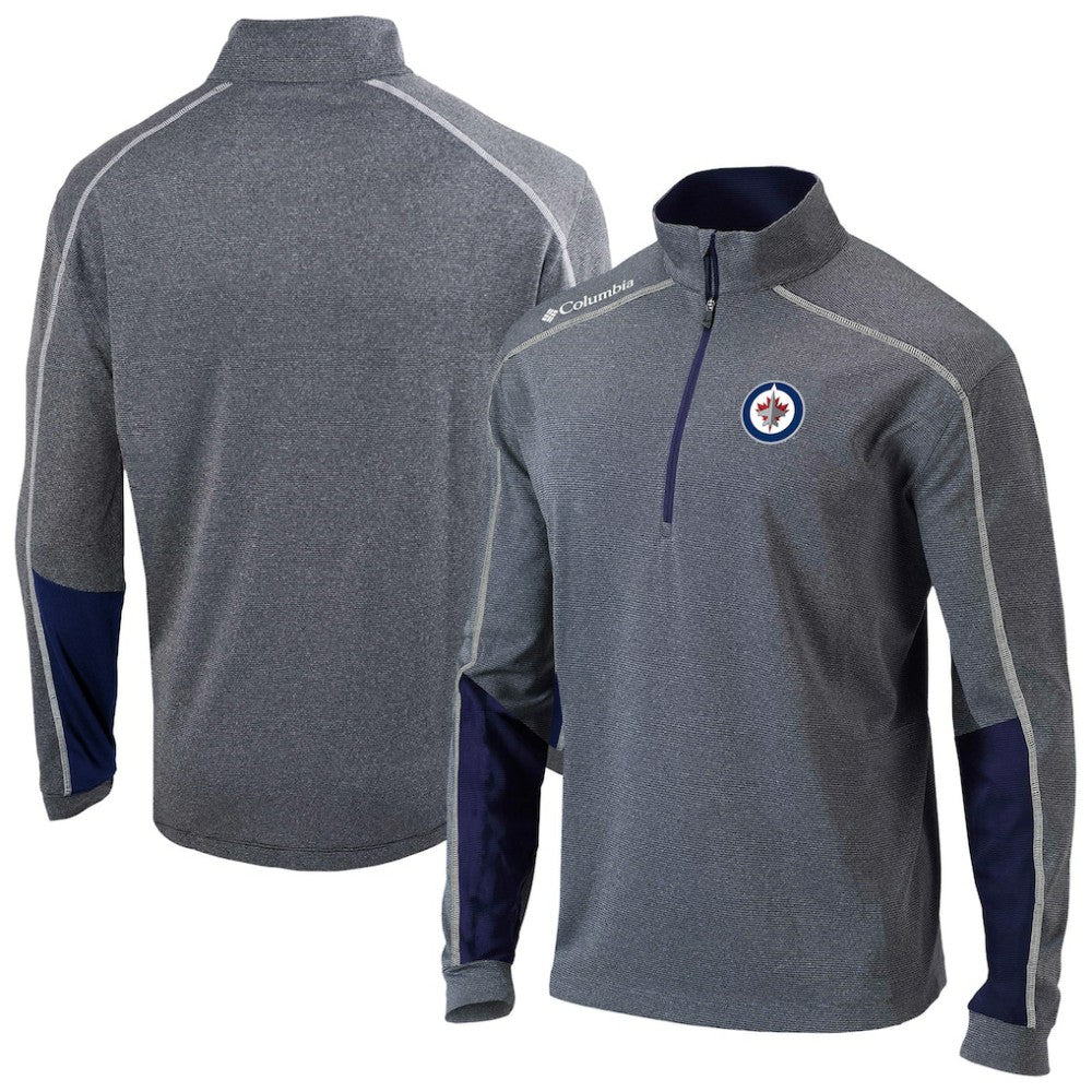 Winnipeg Jets Columbia Omni-Wick Shotgun 2.0 Quarter-Zip Pullover Top - Navy | NHL near me