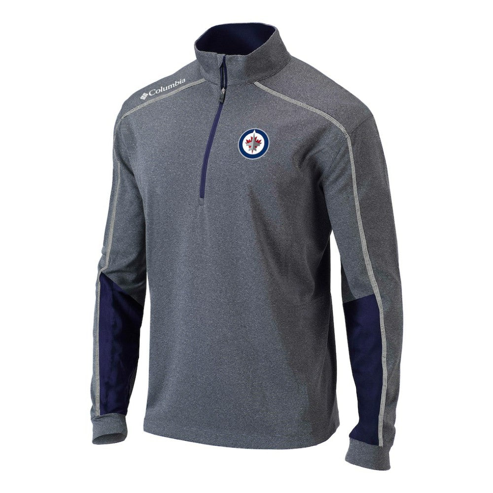 Winnipeg Jets Columbia Omni-Wick Shotgun 2.0 Quarter-Zip Pullover Top - Navy | NHL near me