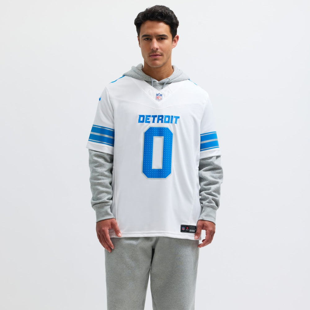 Jahmyr Gibbs Detroit Lions Vapor F.U.S.E. Limited Jersey - White - Nike