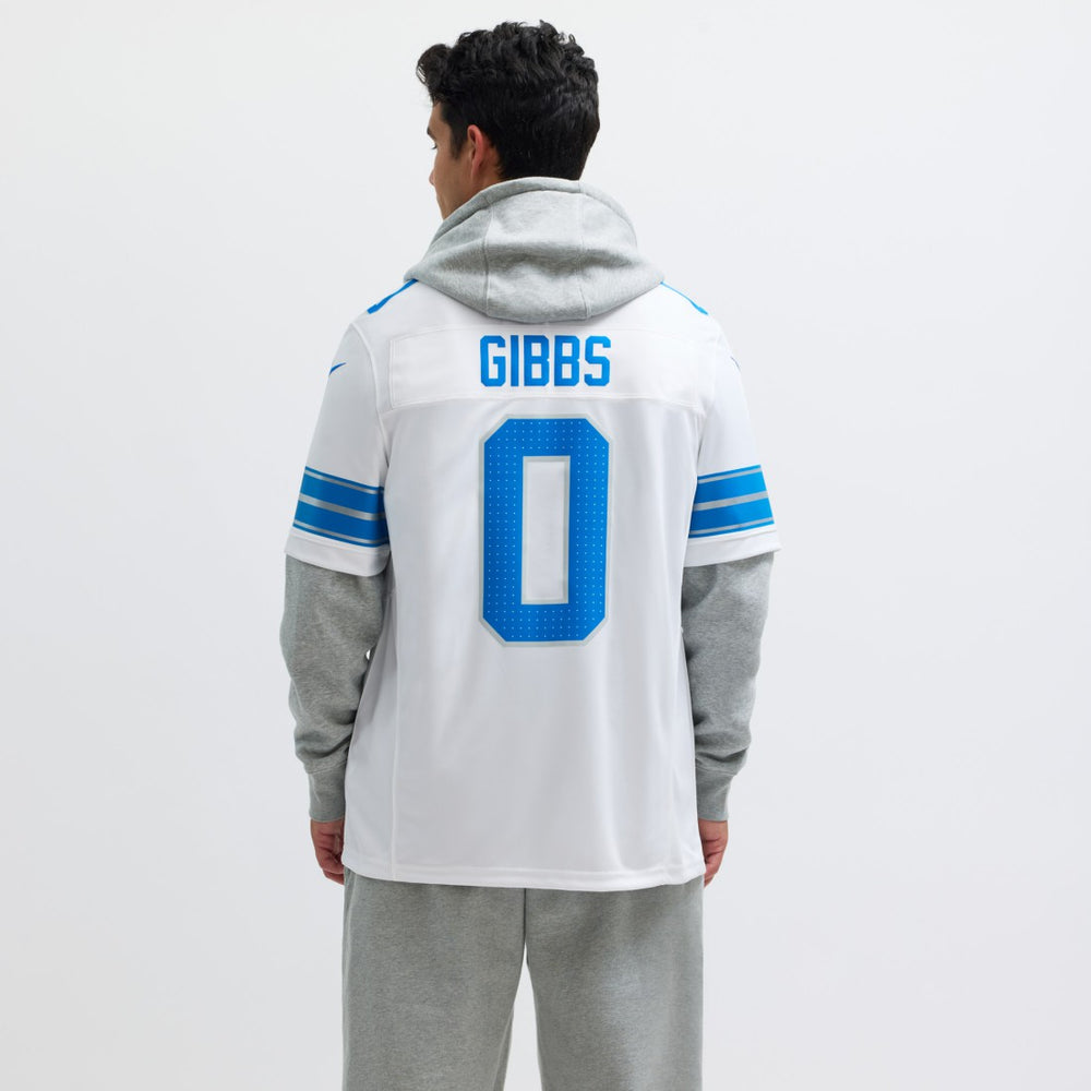 Jahmyr Gibbs Detroit Lions Vapor F.U.S.E. Limited Jersey - White - Nike