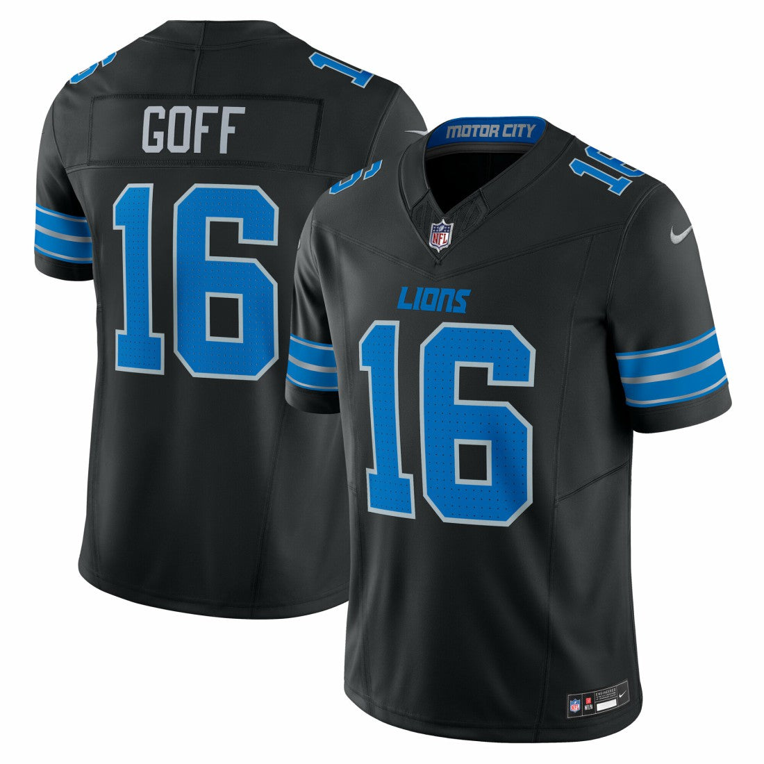 Jared Goff Detroit Lions Vapor F.U.S.E. Limited Jersey - Black - Nike