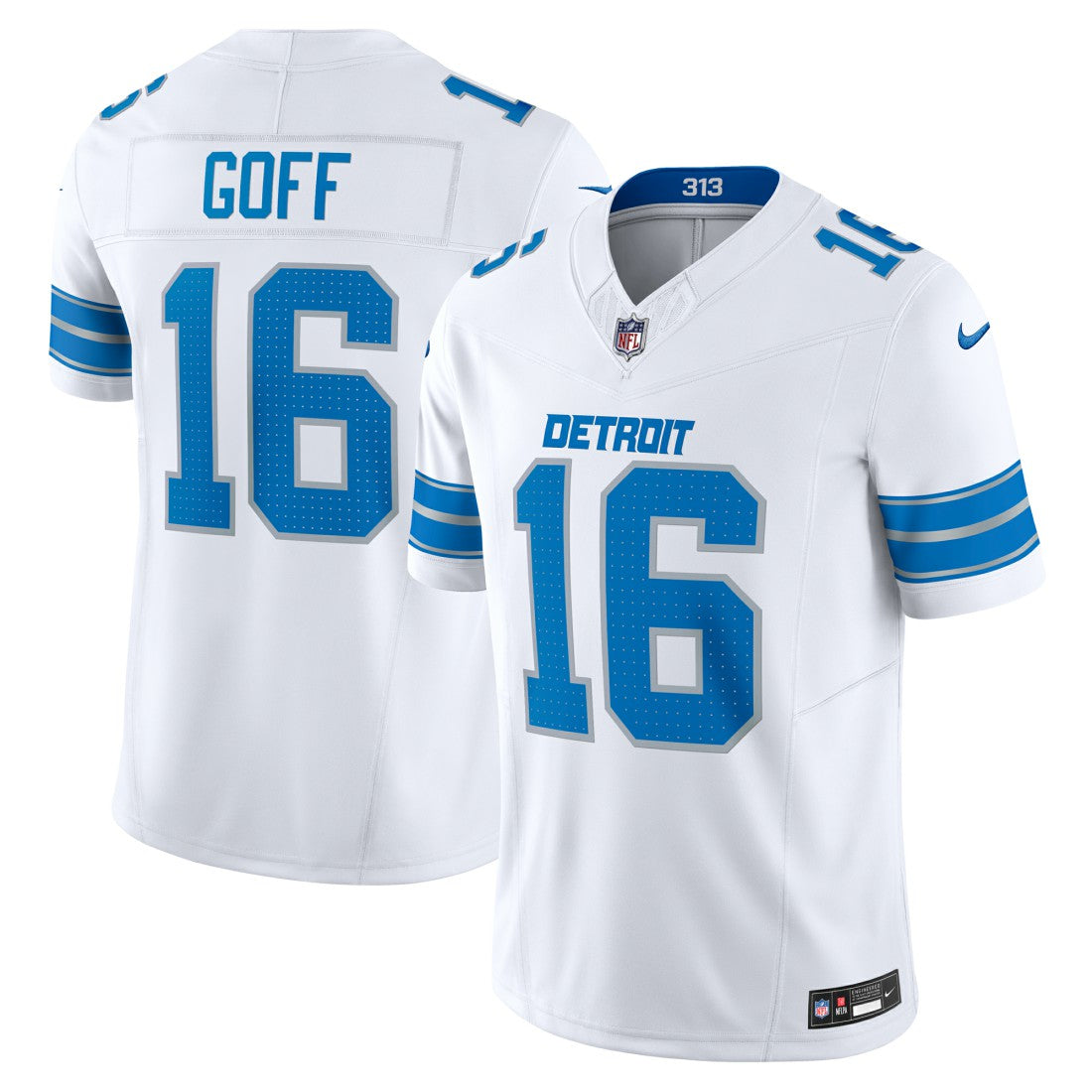Jared Goff Detroit Lions Vapor F.U.S.E. Limited Jersey - White - Nike