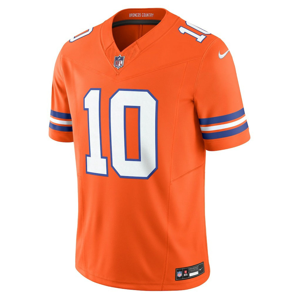 Bo Nix Denver Broncos Vapor F.U.S.E. Limited Jersey - Orange - Nike