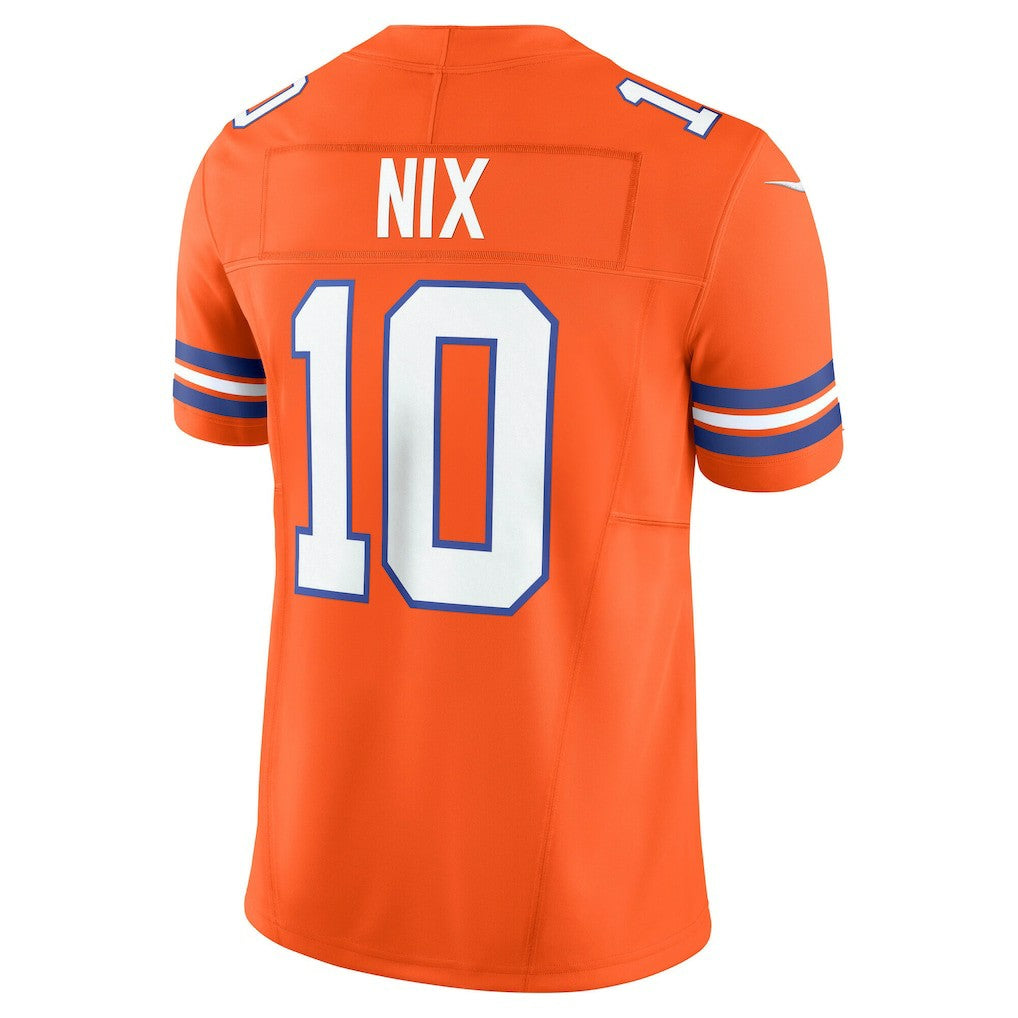 Bo Nix Denver Broncos Vapor F.U.S.E. Limited Jersey - Orange - Nike