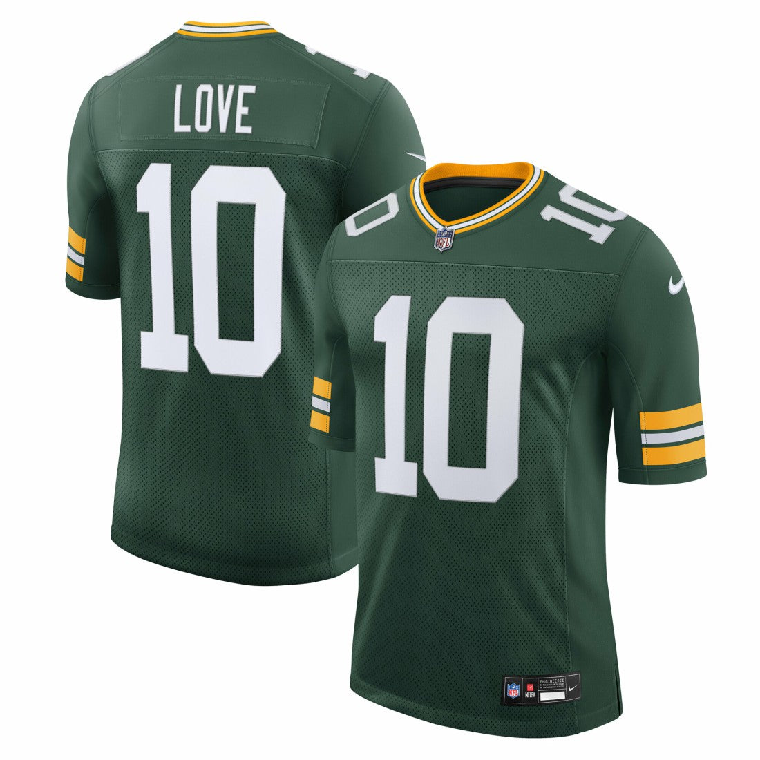 Jordan Love Green Bay Packers Team Vapor Untouchable Limited Jersey - Green - Nike