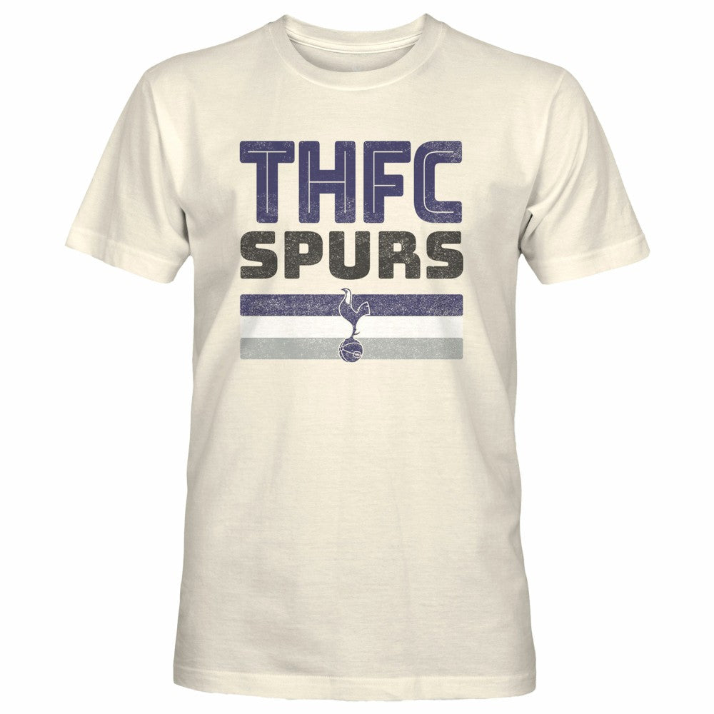 Tottenham Hotspur 1863FC Retro Stripes T-Shirt Tan