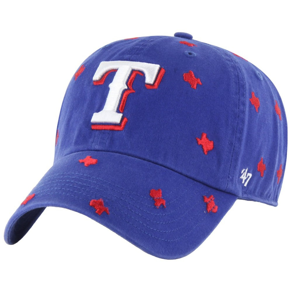 Texas Rangers '47 Women's Confetti Clean Up Adjustable Hat Outlet