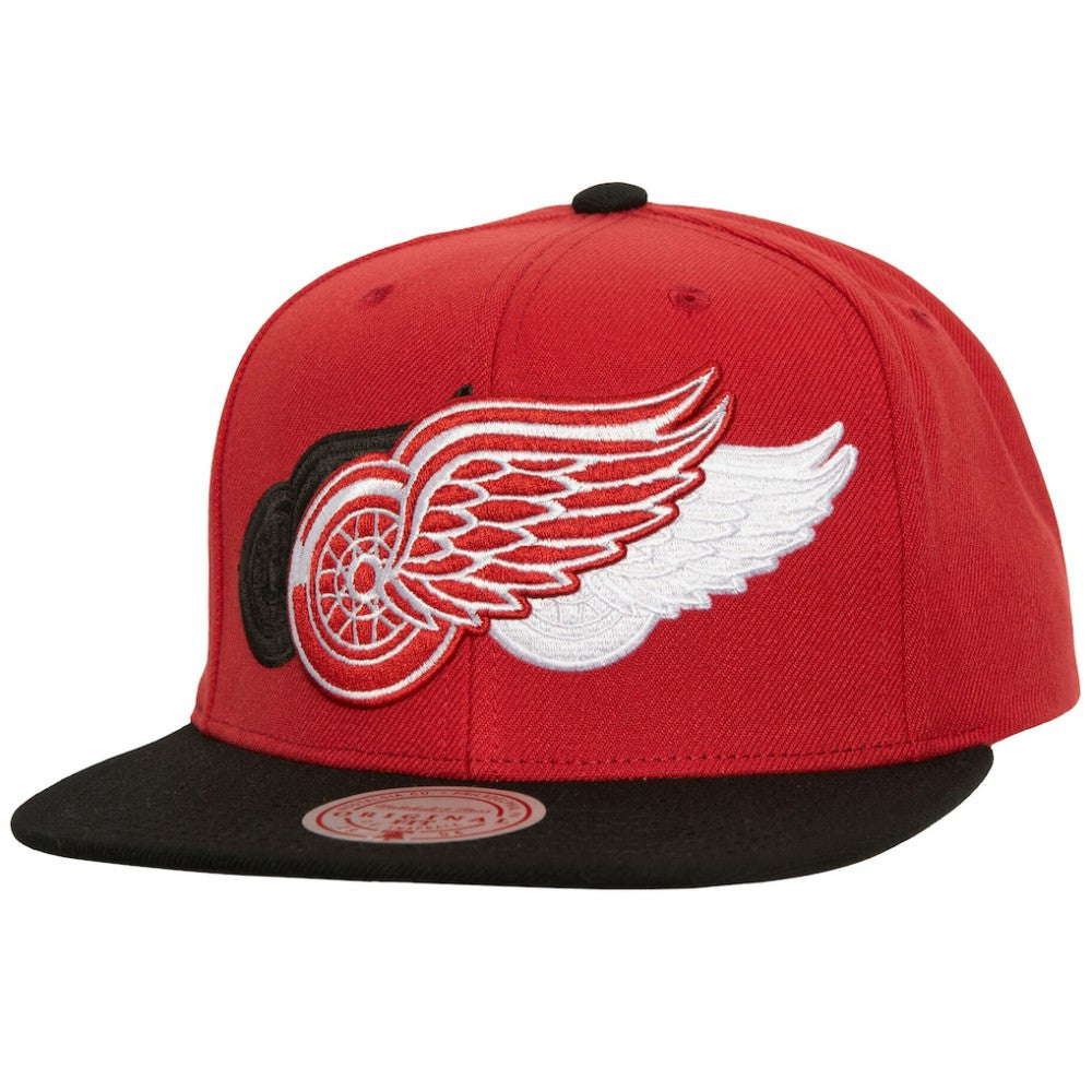 Detroit Red Wings Mitchell & Ness Soul Triple Up Snapback Hat - Red | NHL online
