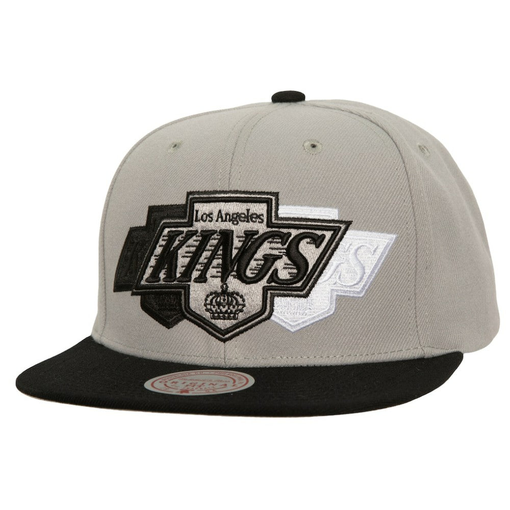 Los Angeles Kings Mitchell & Ness Soul Triple Up Snapback Hat - Gray | NHL online