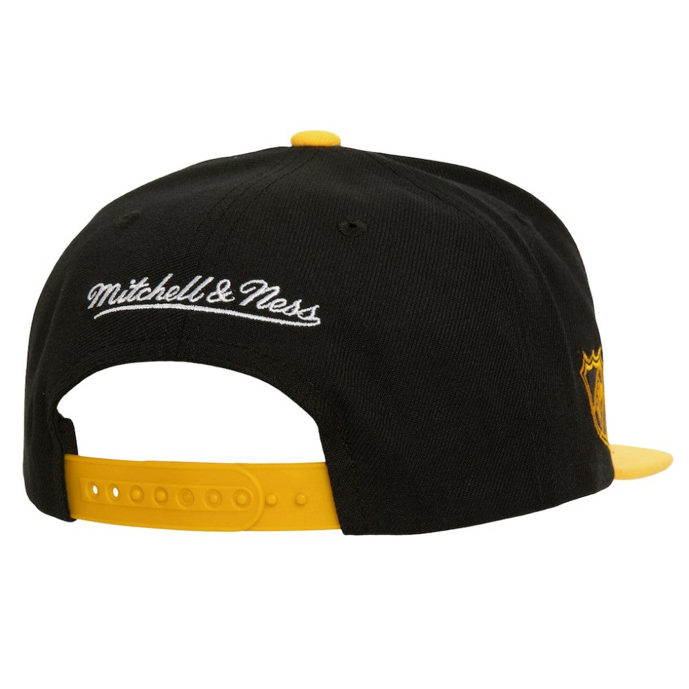 Boston Bruins Mitchell & Ness Soul Triple Up Snapback Hat - Black | NHL on sale