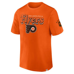 Philadelphia Flyers Fanatics Decades Collection Made To Last T-Shirt - Orange | Fanatics Clearance
