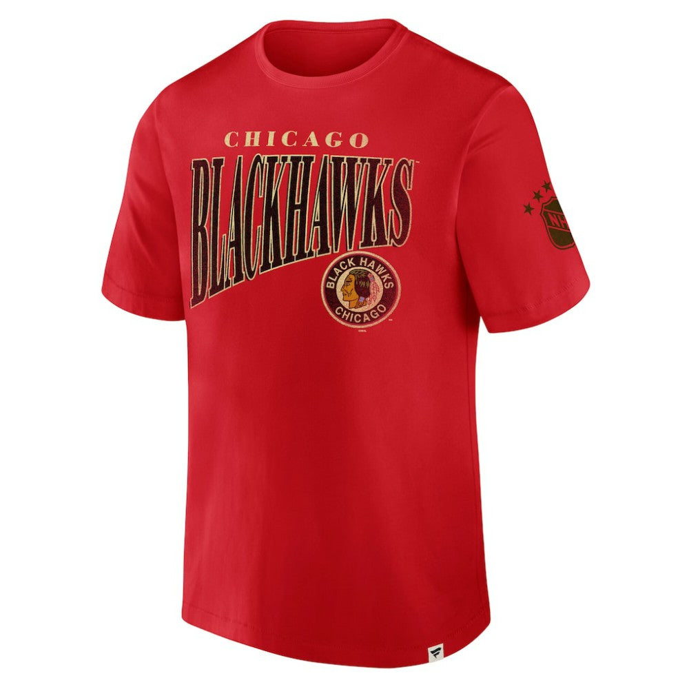 Chicago Blackhawks Fanatics Decades Collection Made To Last T-Shirt - Red | Fanatics near me