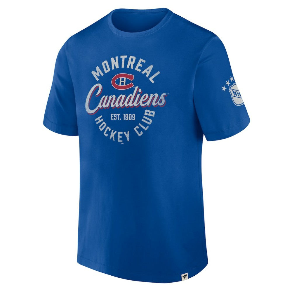 Montreal Canadiens Fanatics Decades Collection Made To Last T-Shirt - Royal | Fanatics near me
