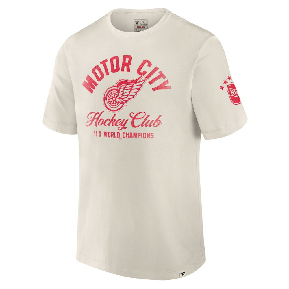 Detroit Red Wings Fanatics Decades Collection Timeless T-Shirt - White | Fanatics on sale