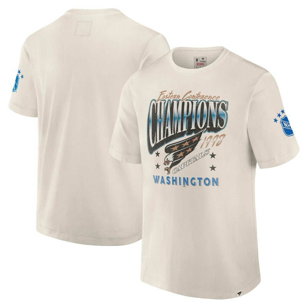 Washington Capitals Fanatics Decades Collection Timeless T-Shirt - White | Fanatics Clearance