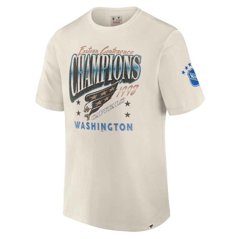 Washington Capitals Fanatics Decades Collection Timeless T-Shirt - White | Fanatics Clearance