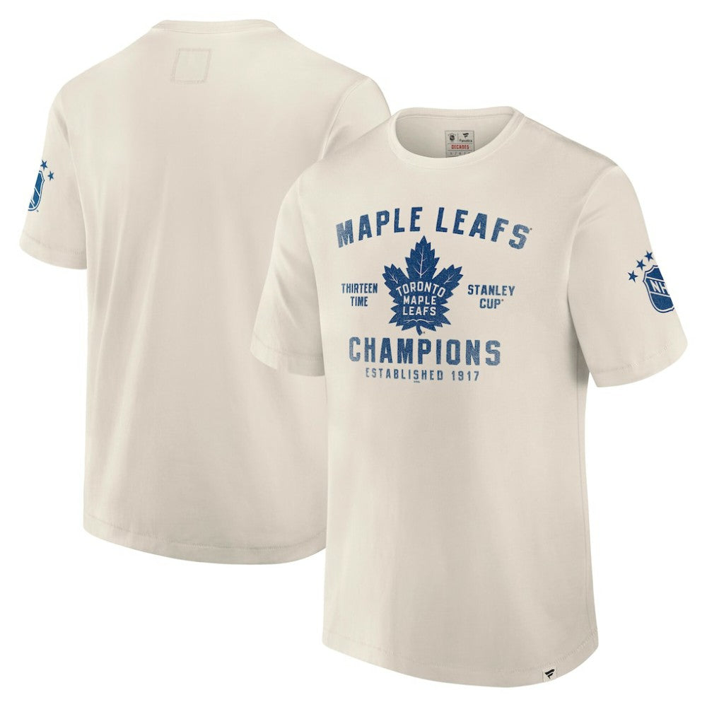 Toronto Maple Leafs Fanatics Decades Collection Timeless T-Shirt - White | Fanatics Lifestyle