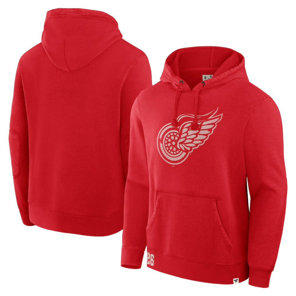 Detroit Red Wings Fanatics Decades Collection Tradition Hoodie - Red | Fanatics Lifestyle