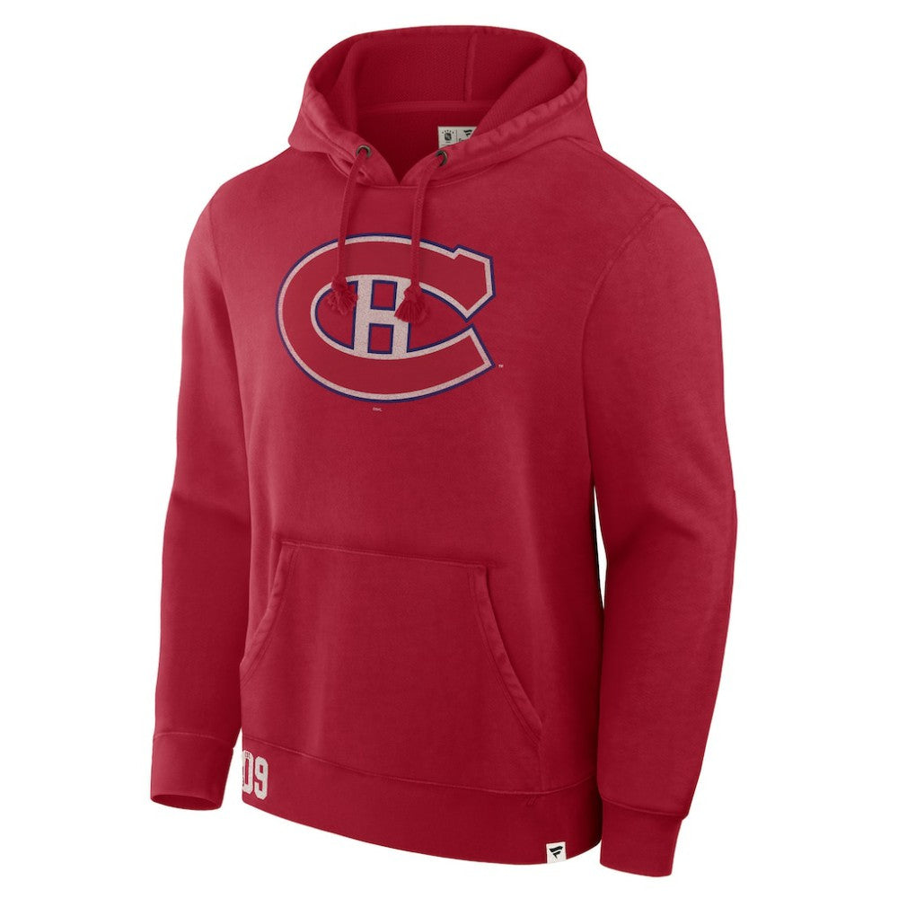 Montreal Canadiens Fanatics Decades Collection Tradition Hoodie - Red | Fanatics Clearance