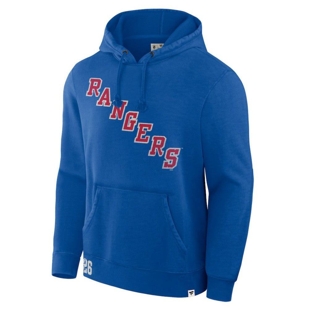 New York Rangers Fanatics Decades Collection Tradition Hoodie - Blue | Fanatics Lifestyle