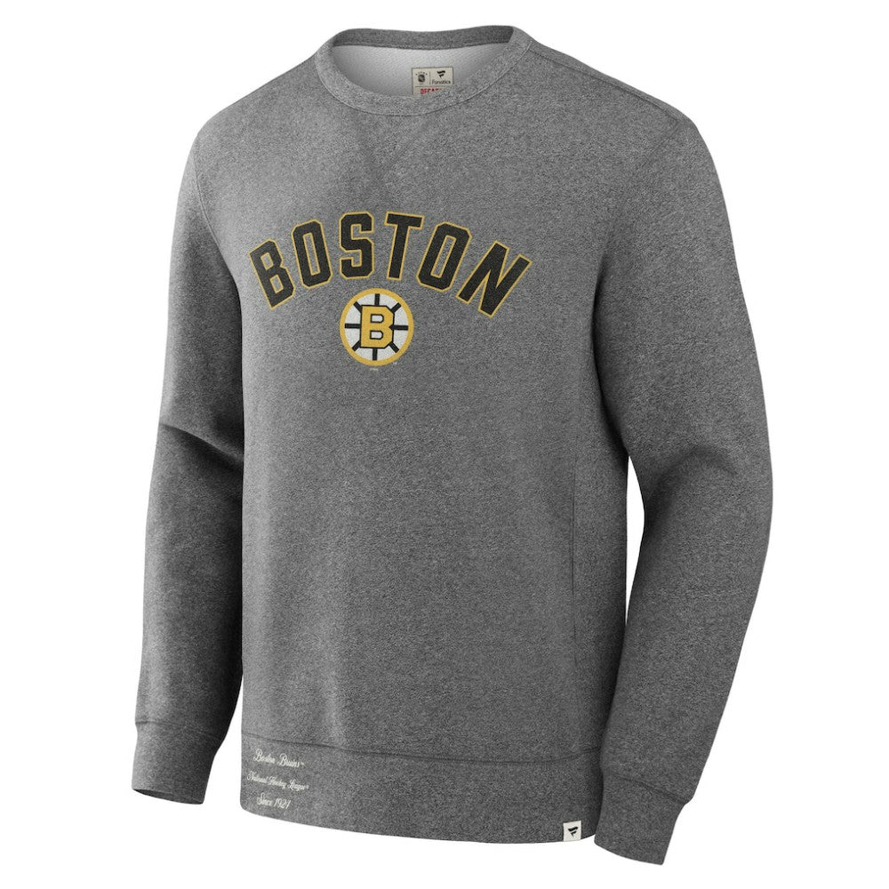 Boston Bruins Fanatics Decades Collection Legendary Fleece Pullover Sweatshirt - Heather Gray | Fanatics on sale