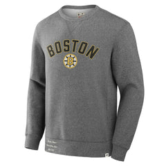 Boston Bruins Fanatics Decades Collection Legendary Fleece Pullover Sweatshirt - Heather Gray | Fanatics on sale