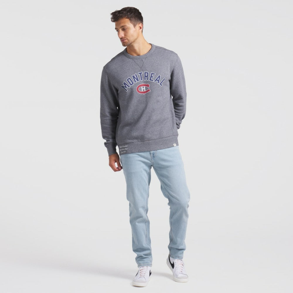 Montreal Canadiens Fanatics Decades Collection Legendary Fleece Pullover Sweatshirt - Heather Gray | Fanatics Clearance
