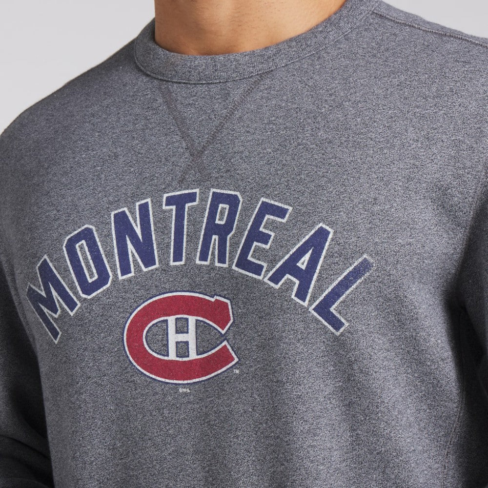 Montreal Canadiens Fanatics Decades Collection Legendary Fleece Pullover Sweatshirt - Heather Gray | Fanatics Clearance