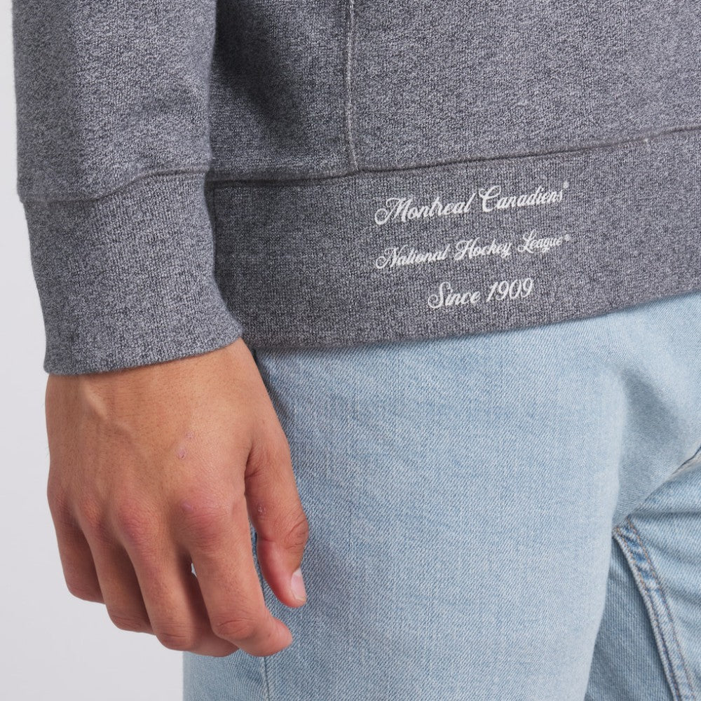 Montreal Canadiens Fanatics Decades Collection Legendary Fleece Pullover Sweatshirt - Heather Gray | Fanatics Clearance