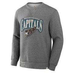 Washington Capitals Fanatics Decades Collection Legendary Fleece Pullover Sweatshirt - Heather Gray | Fanatics on sale