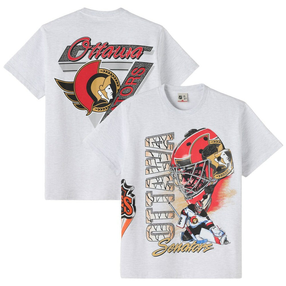 Ottawa Senators OVO x NHL Retro T-Shirt - Heather Gray | NHL Clearance