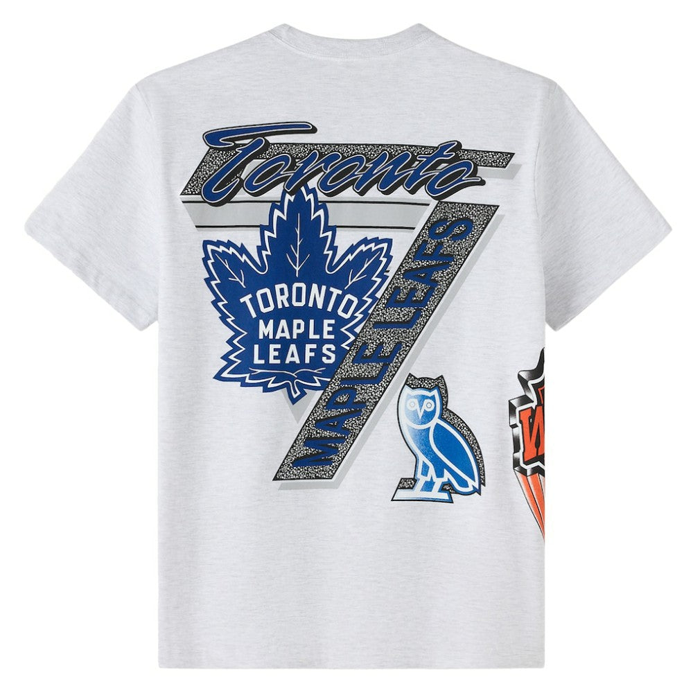 Toronto Maple Leafs OVO x NHL Retro T-Shirt - Heather Gray | NHL Lifestyle