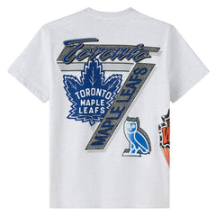 Toronto Maple Leafs OVO x NHL Retro T-Shirt - Heather Gray | NHL Lifestyle